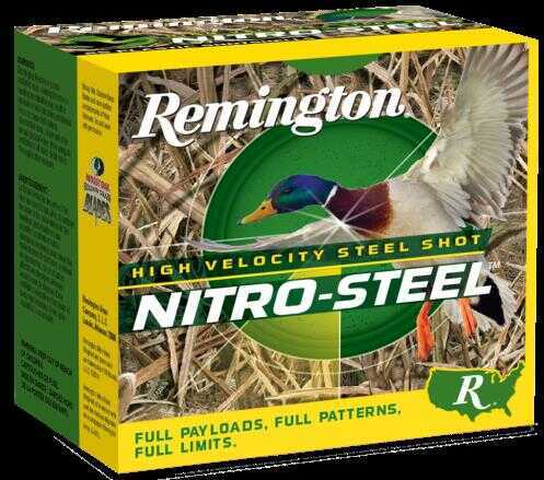 12 Gauge 25 Rounds Ammunition Remington 3 1/2" oz Steel #2